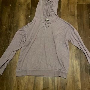 Purple hoodie